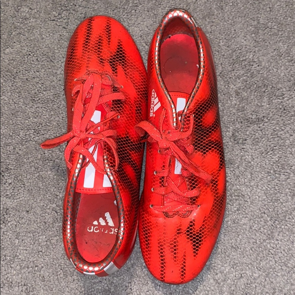 Adidas F10 soccer cleats, women’s U.S. size 9.5